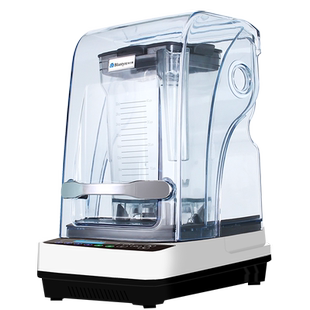 布兰泰隔音冰沙机商用奶茶店咖啡店带罩沙冰机碎冰机破冰搅拌机