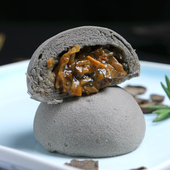 宴小点黑松露菌菇包子松皮包广式 早茶冷冻速冻早餐包特色早餐