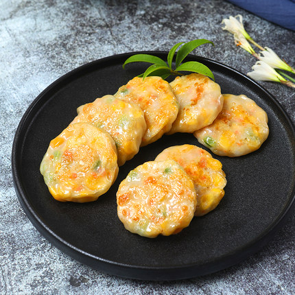 光头佬玉米饼香煎杂粮饼肉饼煎饼广式早茶特色早餐食品半成品点心