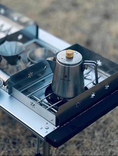 户外露营igt一二三四单元炉头挡风板适配雪峰喜登乐框架可收纳