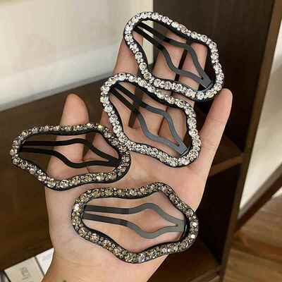 水钻云朵碎发夹女2025新款后脑勺bb夹儿童侧边刘海可爱卡子头饰女