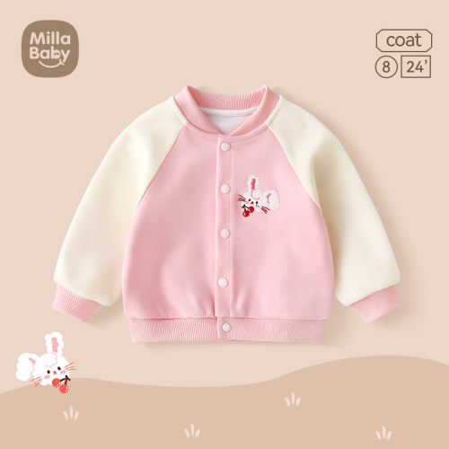 女童春秋款棒球服外套