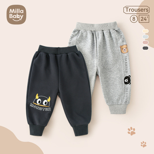 婴儿长裤 秋季 女童休闲裤 男童裤 新款 宝宝卫裤 宽松小童秋装 子春秋款