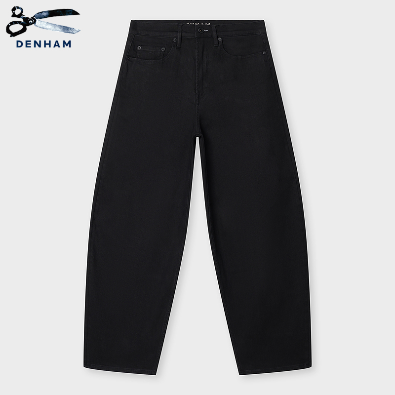 DENHAM高腰阔腿牛仔裤女
