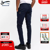 DENHAM男士 潮流YORK 中腰百搭深蓝剪刀牛仔裤 畅销款 简约弹力修身