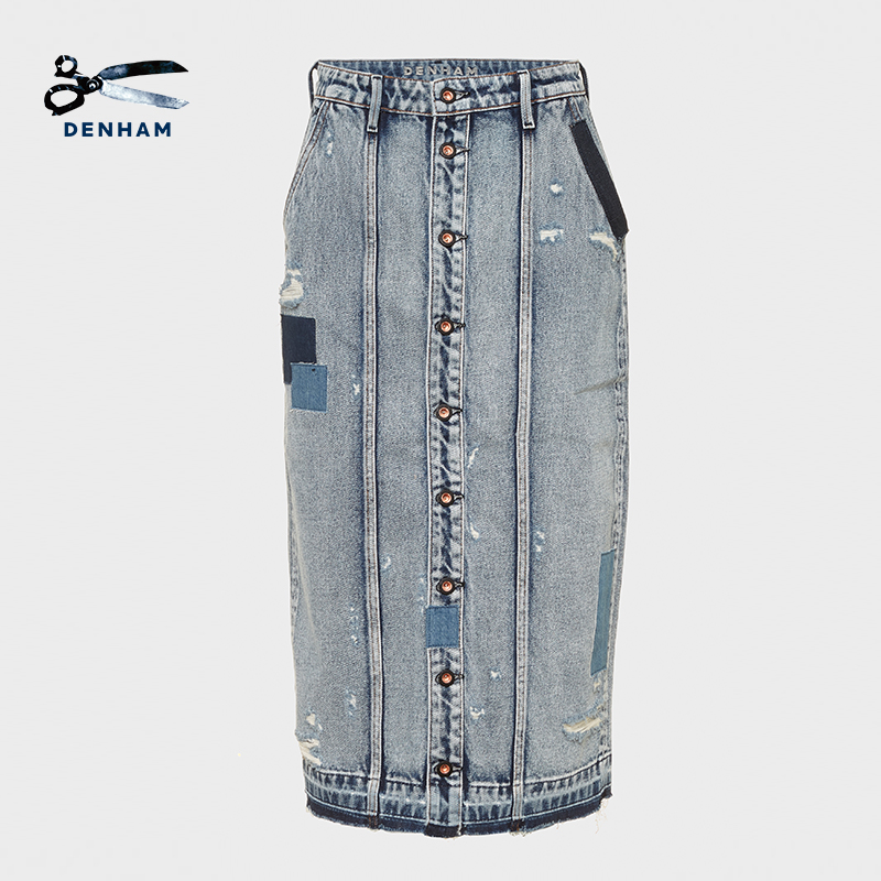 DENHAM半身裙  BO SKIRT LONG GN女士水洗做旧牛仔半裙在类目 女装/女士精品, 半身裙中 - 来自Buy2taobao.com提供专业的淘宝代购服务