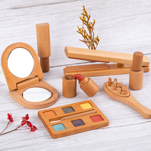 木质仿真医疗箱听诊器打针化妆包过家家儿童玩具拧螺丝工具箱