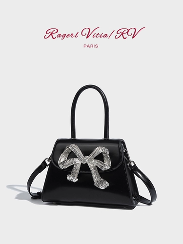 Ragerl Vitia/RV Diamond Inlaid Butterfly Clystone Clainsing Маленькая квадратная сумка 2024 Весна и лето Новая сумка по крести