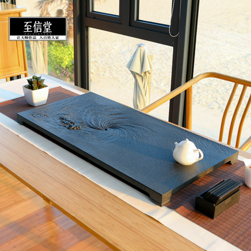 至信堂纯手工天然原石客厅茶具