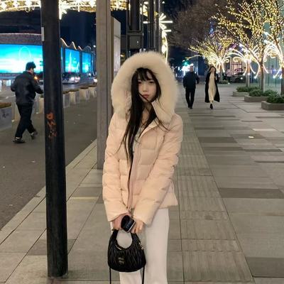 小个子棉袄连帽外套女短