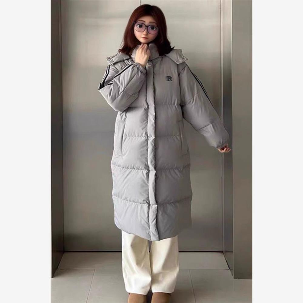 2025年冬季新款羽绒棉服女韩版学生加厚中长款过膝学院风棉衣外套