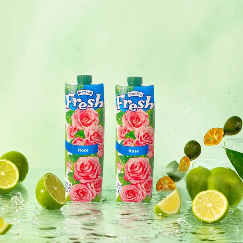 鲜芬Fresh玫瑰汁1L*2瓶芭乐饮料