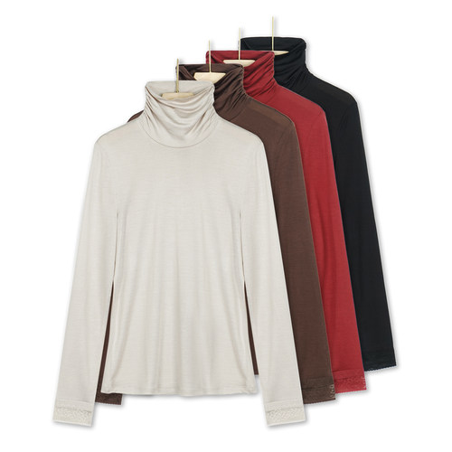 桑蚕丝针织打底衫 新中式国风女装1b1393W