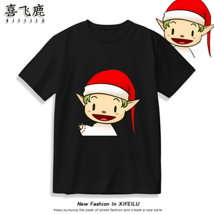 牧场物语重聚矿石镇谢夫涅短袖T恤夏季宽松男女卡通上衣服动漫潮