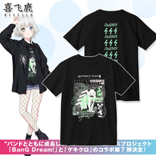 BanG Dream! It’s MyGO动漫联名要乐奈同款短袖T恤夏季男女衣服