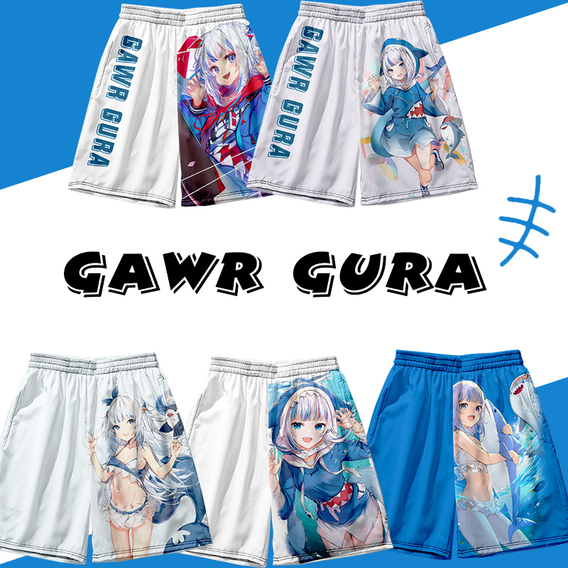 鲨鱼短裤动漫gawrgura噶呜古拉