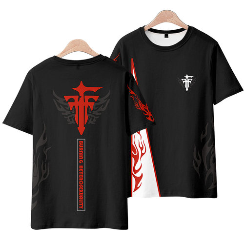 ffft恤衫夏季宽松加大码动漫周边