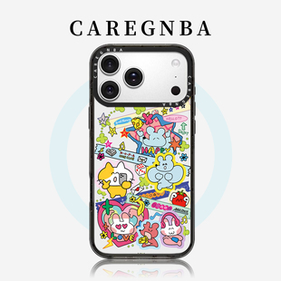 可爱鼠鼠手账贴纸系列适用于苹果17ProMax手机壳iPhone16pro亚克力15pro全包相机ai按键14防摔13磁吸12女11XR