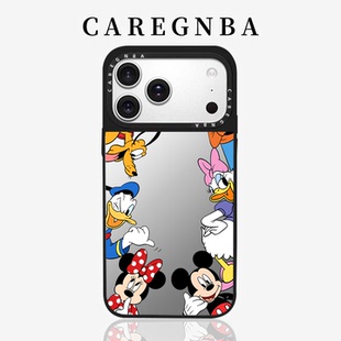 CAREGNBA联名迪士尼米奇米妮适用苹果16Promax手机壳iPhone15plus网红14可爱12卡通11女生13pm防摔全包XR女款