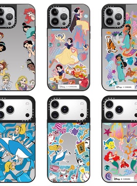 CAREGNBA磁吸迪士尼爱丽丝公主适用苹果16promax手机壳iphone17pro新款15p防摔12全包13卡通14plus可爱11网红