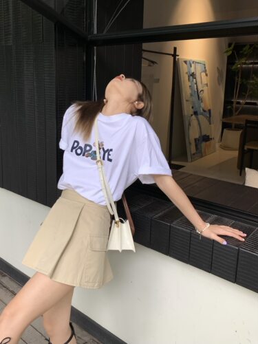 印花薄百搭棉女简约短袖