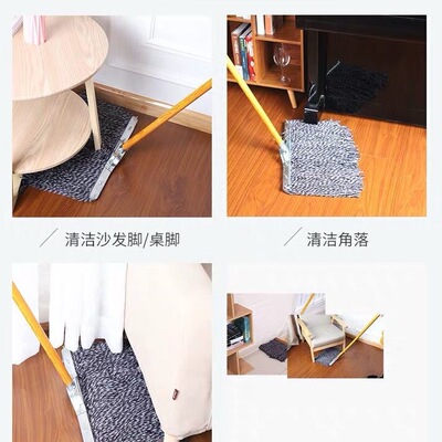 工厂自销棉纱拖把木杆普通老式墩布拖布尘推物业棉线拖把拖把