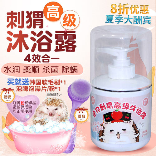 非洲迷你刺猬沐浴露液蜜袋睡鼠