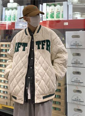 美式棒球服棉服男女加厚棉衣外套