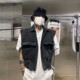 外套 夹克无袖 港风翻领工装 牛仔马甲男潮牌痞帅坎肩大口袋背心夏季