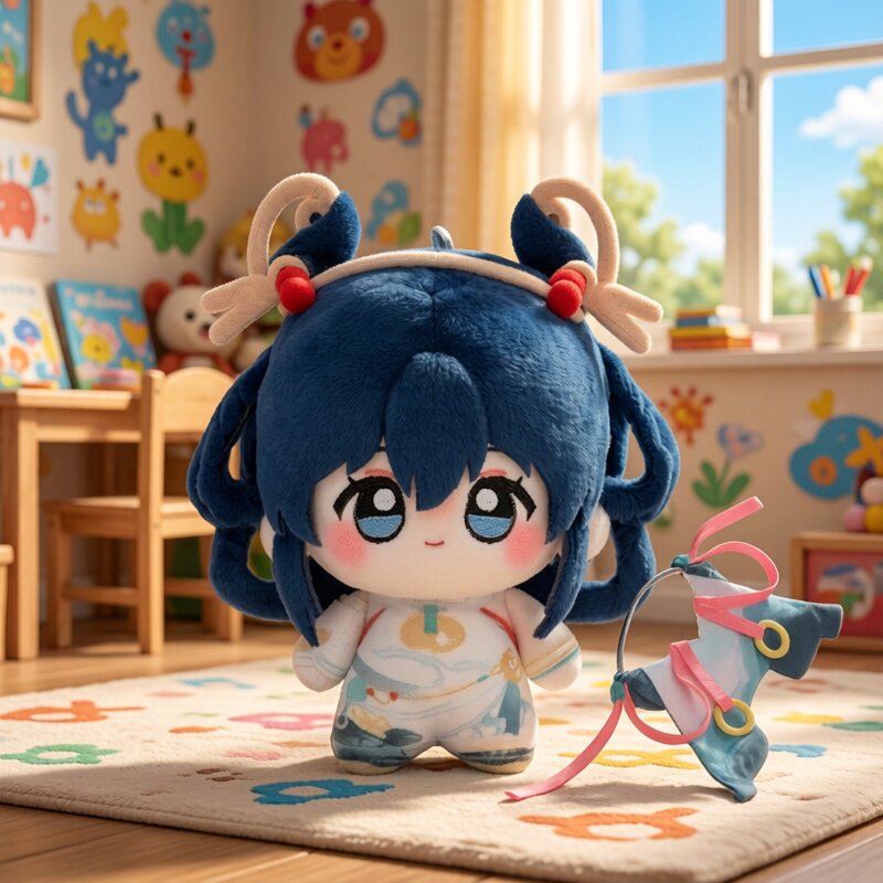 王者荣耀周边玩偶10cm公孙离大乔西施小乔时之魔女棉花娃娃包挂件
