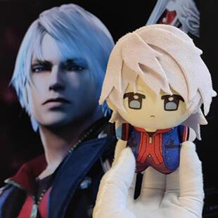 鬼泣周边棉花娃娃10cm尼禄同人玩偶可爱公仔桌面摆件包包挂件礼物