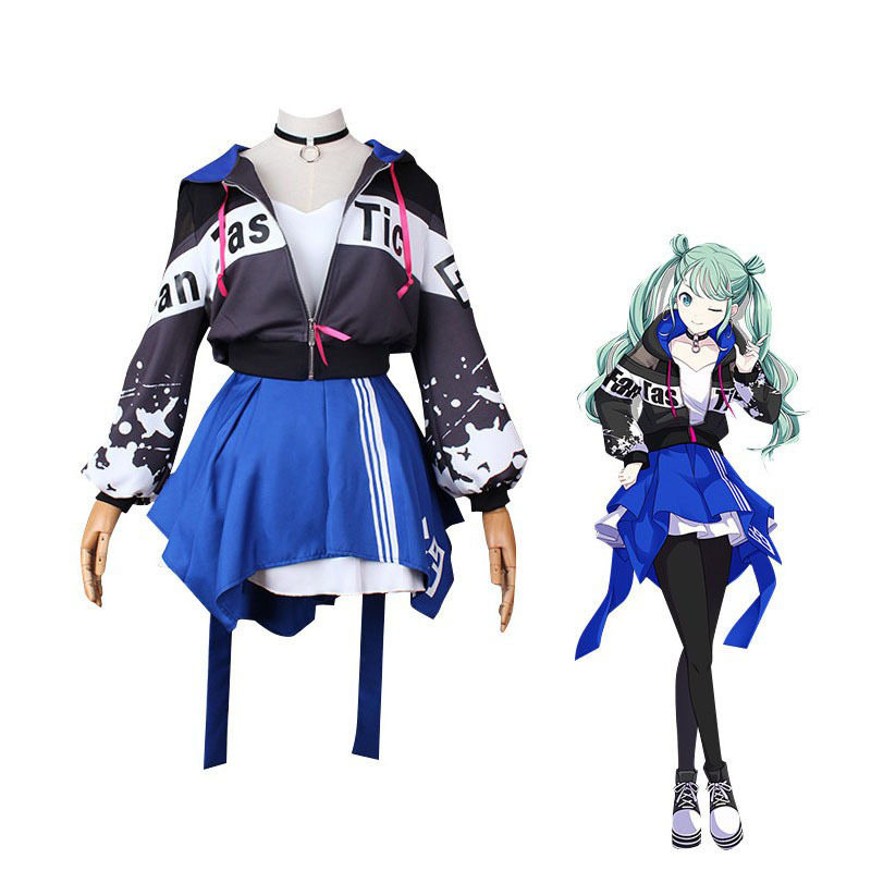 世界计划周边cos服彩色舞台c服初音歌姬计划二次元cosplay套装女