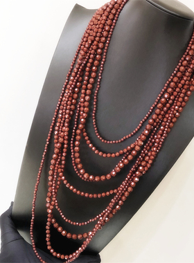 时尚高级感串珠多层叠搭项链