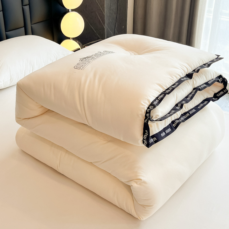 新款超柔水洗棉大豆被直播热款夏被春秋被冬被加厚冬被被子被芯