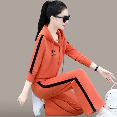 两件套春秋2025女士新款连帽妈妈