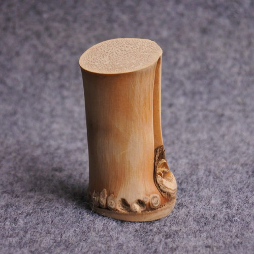 手工制作印章料竹鞭印钮