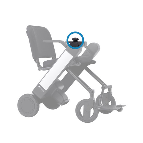 WHILL Model C2&F老年代步车通用配件-操纵杆把手 操纵杆防尘套