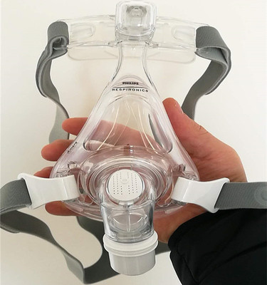 飞利浦呼吸器机DS/BIPAP ST25通用配件进口全脸口鼻面罩口罩Amara