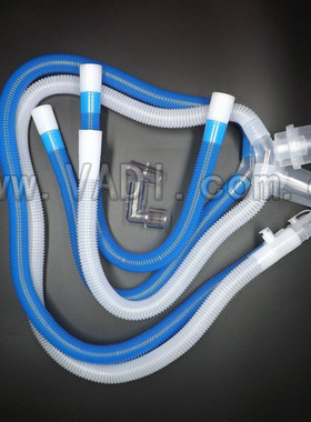 进口VADI一次性有创医用呼吸机配件成人管路螺纹波纹管道G-316002