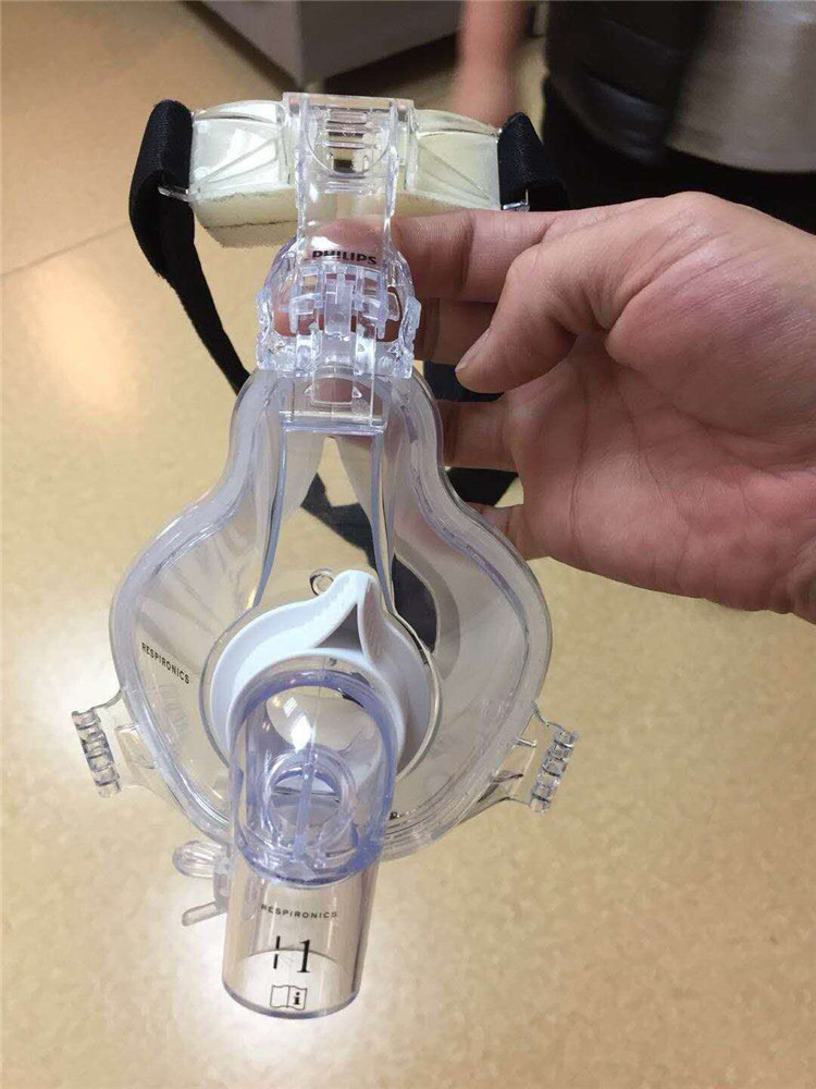 原装飞利浦医用无创呼吸器机V60配件口鼻面罩无排气孔AF531中号M