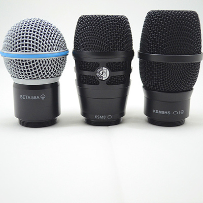 无线麦克风手持话筒头BETA58 KSM8 KSM9动圈中性咪头代用替换配件