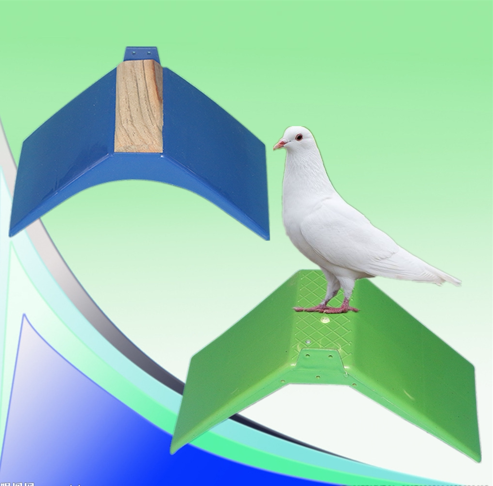 带木条站架鸽子用品用具信鸽鸽塑料实木栖架站架加厚塑料栖架