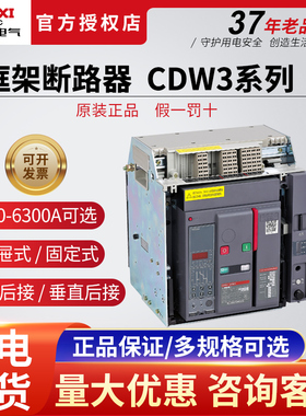 德力西万能式断路器框架CDW3固定抽屉630A1250A1000A1600A2000A