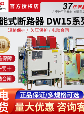 原装德力西DW15低压智能型1250A630A1000A1600A2000A万能式框架