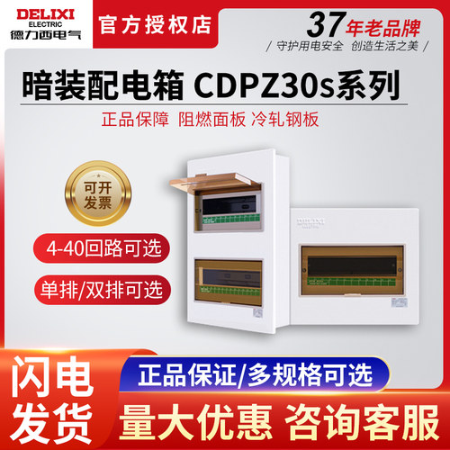 德力西暗装箱pz30控制箱
