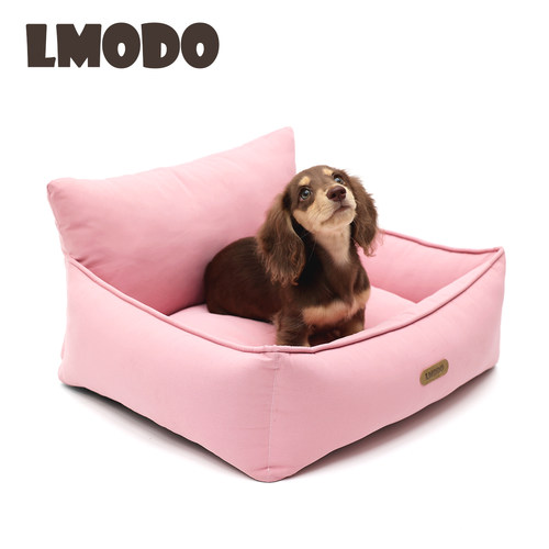 LMODO宠物窝韩系粉色窝垫猫狗
