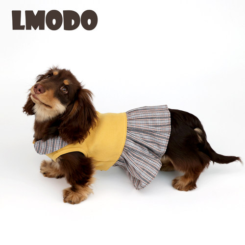 LMODO狗狗带卡扣可爱裙子猫服饰