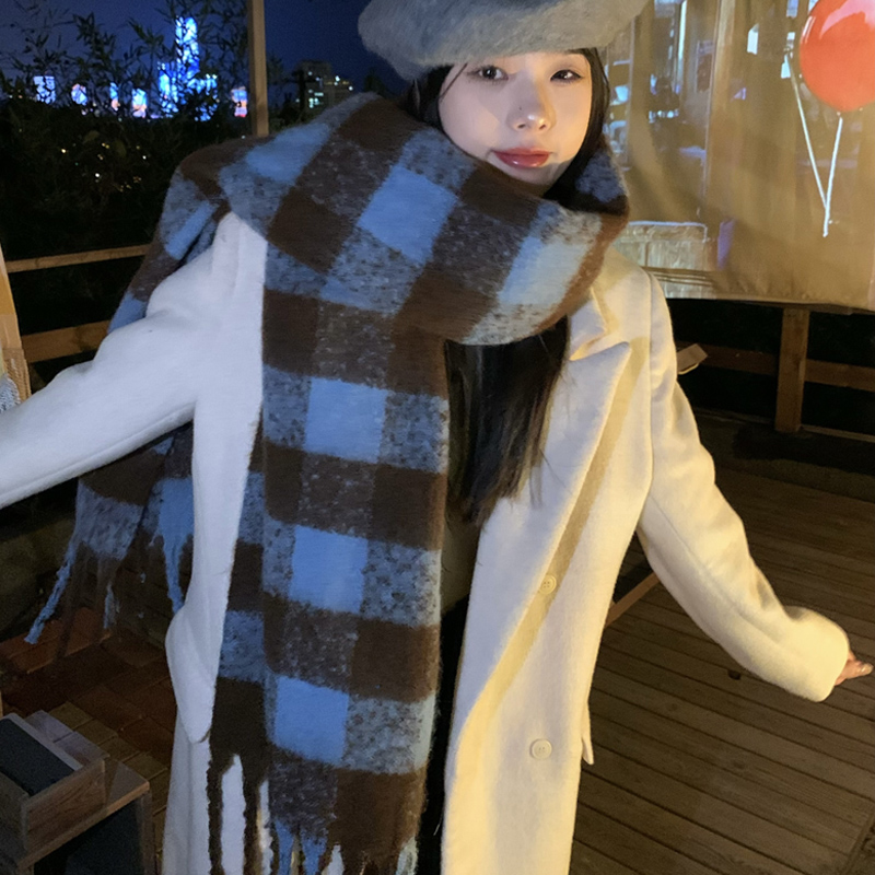 高级感2025新款围巾女生冬季百搭