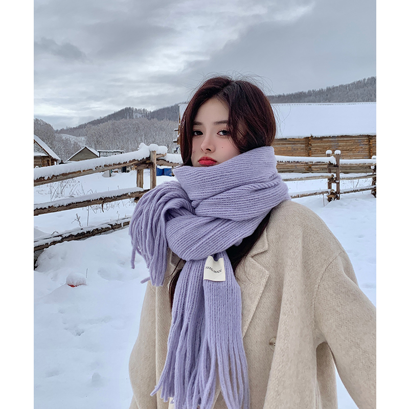 围巾女冬季2025新款高级感氛围感