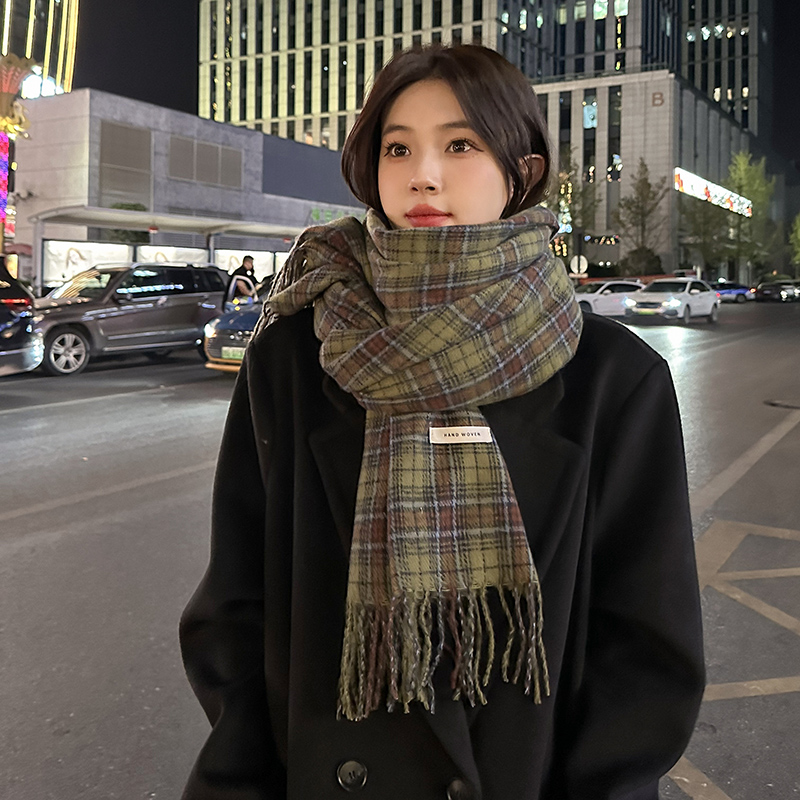 高级感2025新款围巾女生冬季百搭